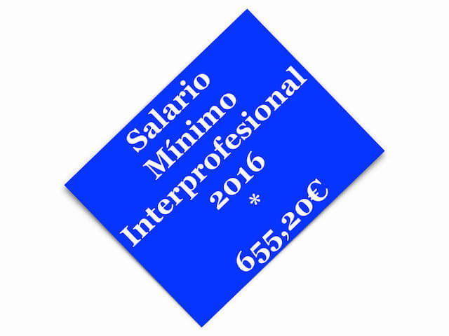 FIXAT EL SALARI MÍNIM INTERPROFESSIONAL PEL 2016 I LA REVALORACIÓ DE LES PENSIONS